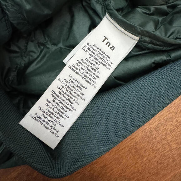 TNA League Jacket, Forest Green, Womens Small - Picture 6 of 6